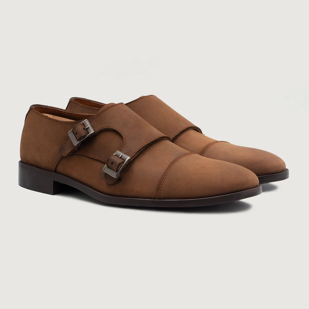 Boston Lædersko Oil Pull-up Brun Lædersko For Men in Brown Full-Grain Leather - Sidevisning | Køb online