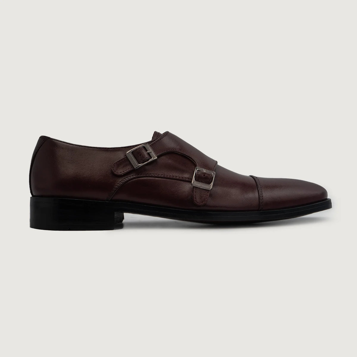 Maroon Full-Grain leather Shoes - Goodyear welt-konstruktion og tåboks