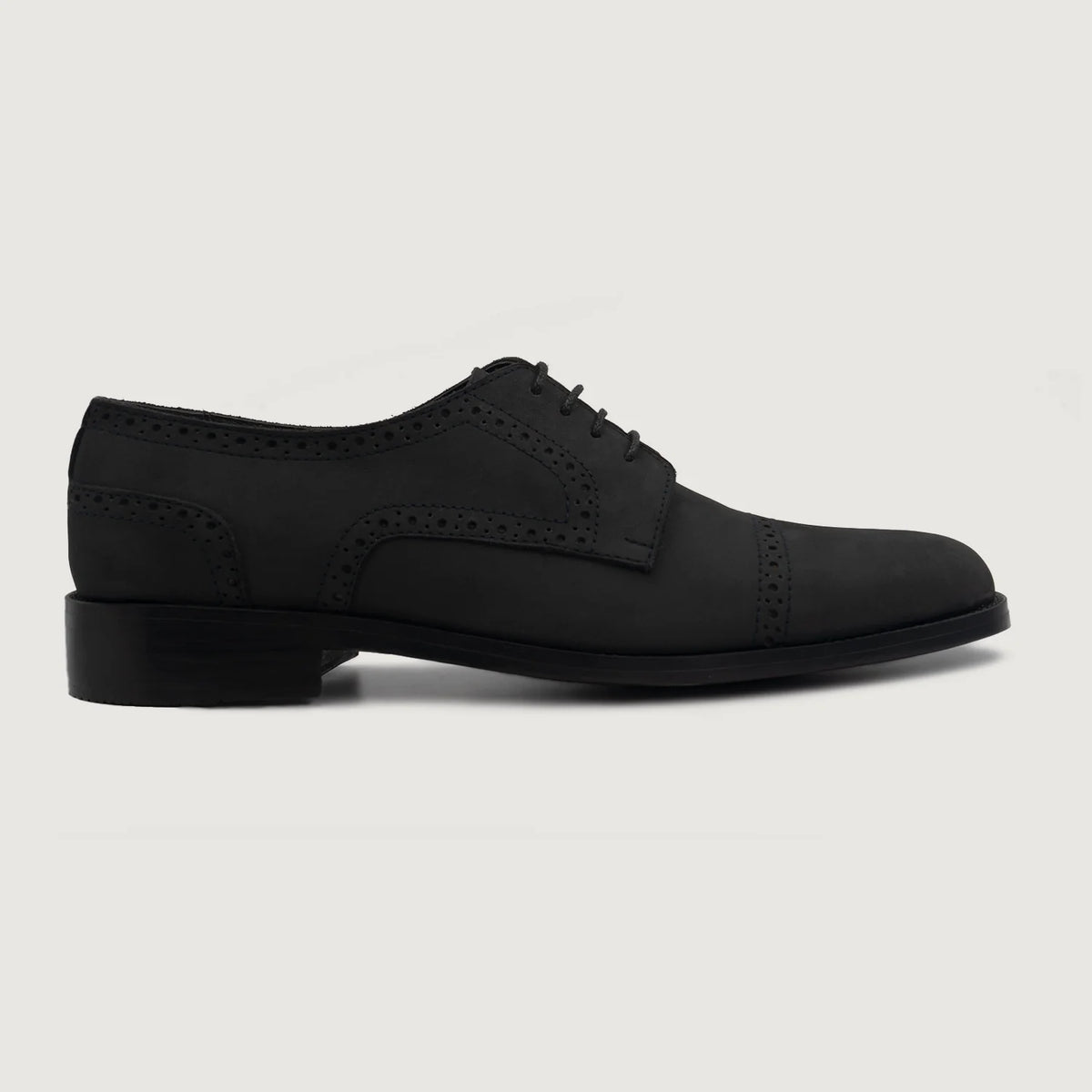 Black Full-Grain leather Shoes - Goodyear welt-konstruktion og tåboks