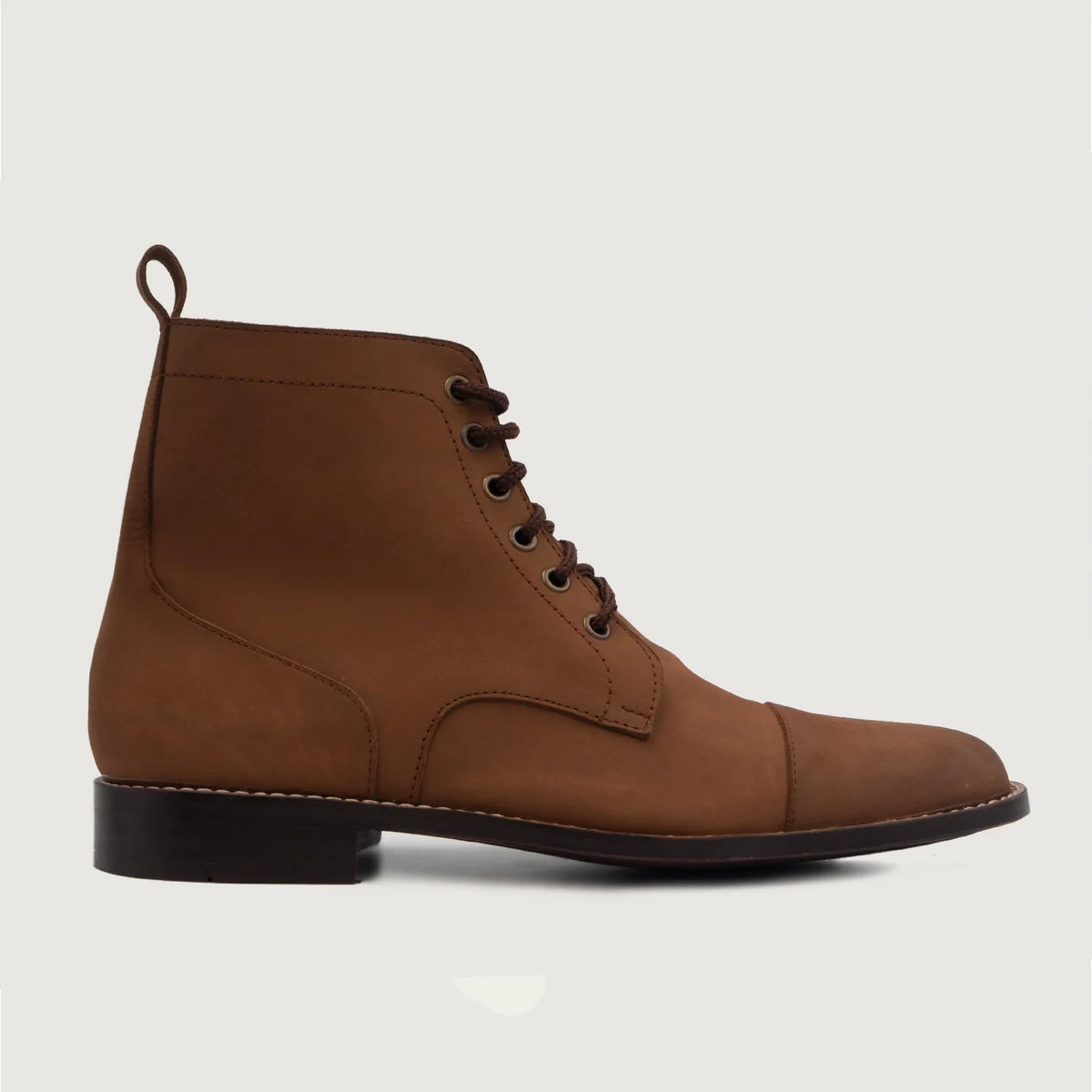 Brown Full-Grain leather Boots - Goodyear welt-konstruktion og tåboks
