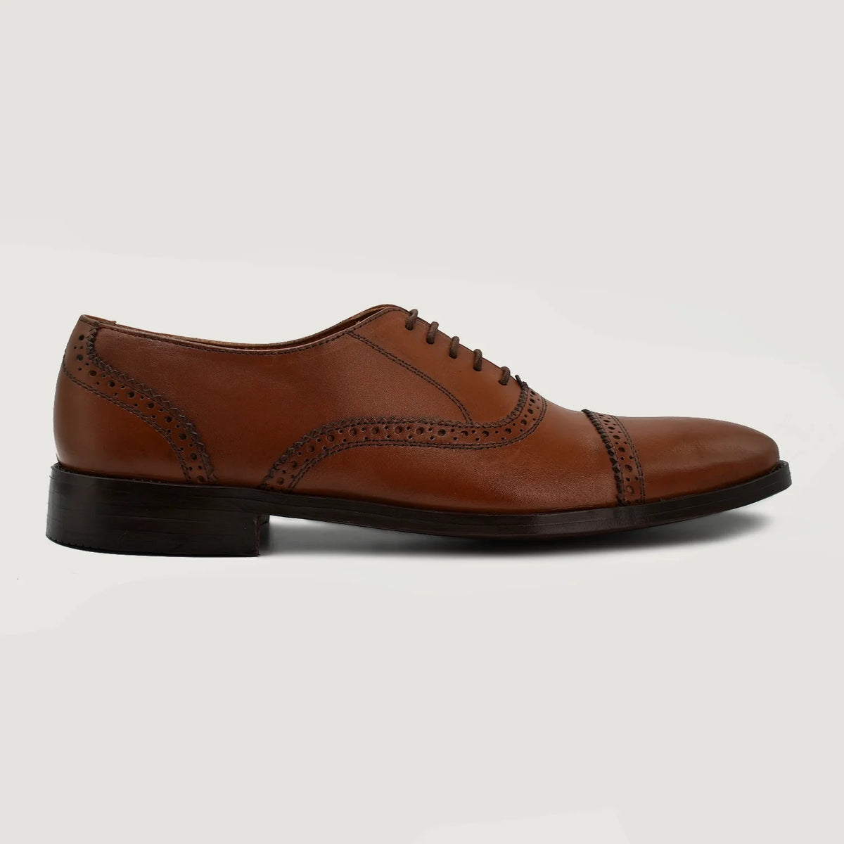 Tan Full-Grain leather Shoes - Goodyear welt-konstruktion og tåboks