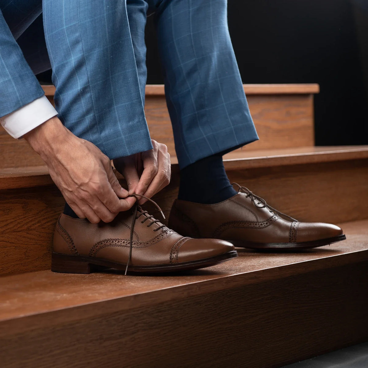 Orlaven Greyson Brogues Oxford Brun Lædersko til Mænd footwear image 10