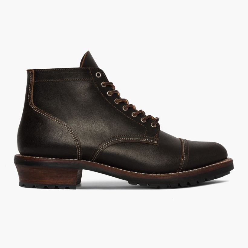 Vanguard Waxed Cacao Leather Boots til Mænd