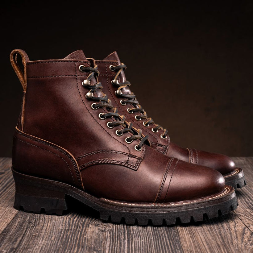 Challenger Whiskey Leather Boots til Mænd