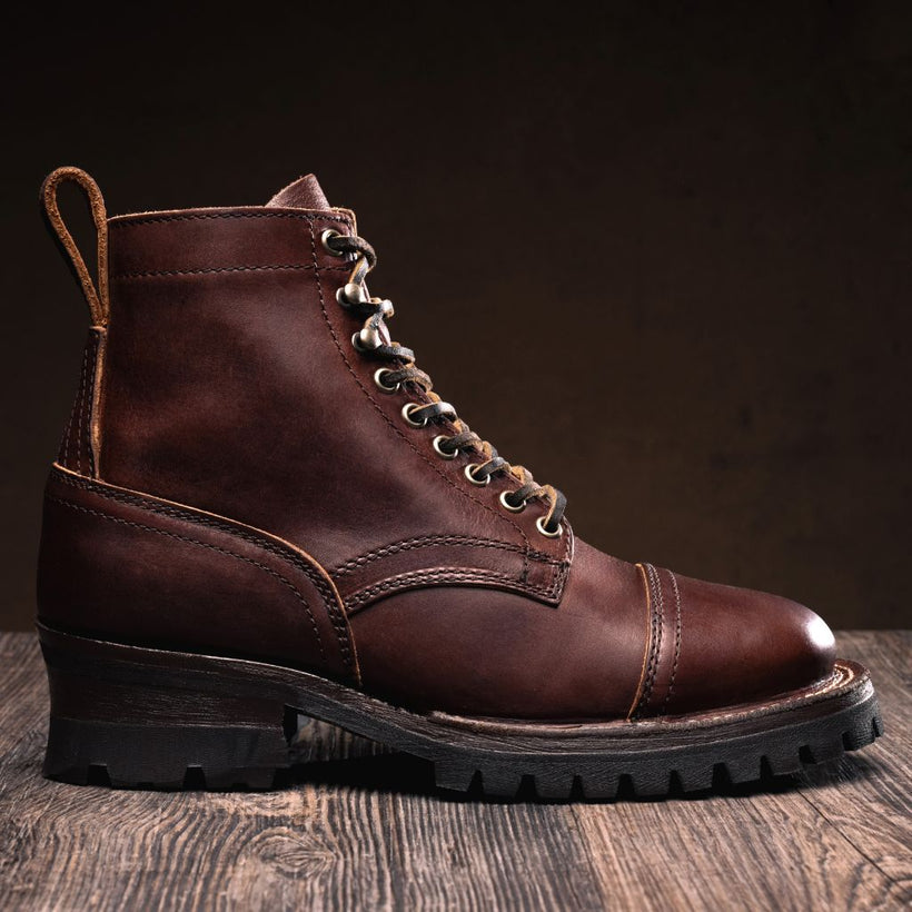 Challenger Whiskey Leather Boots til Mænd