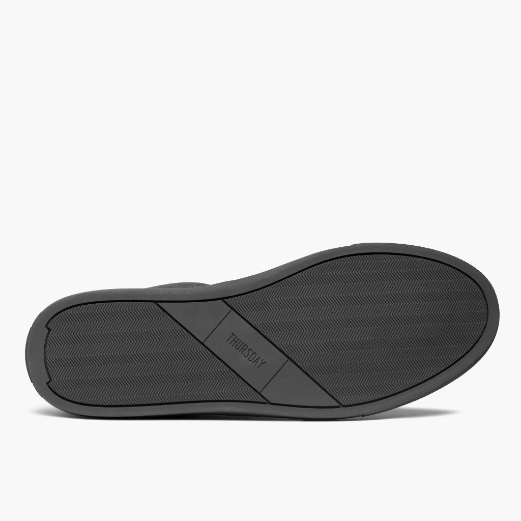 High-Traction Rubber Outsole & Lug Tread Pattern on Court Smoke Lædersneakers til Mænd