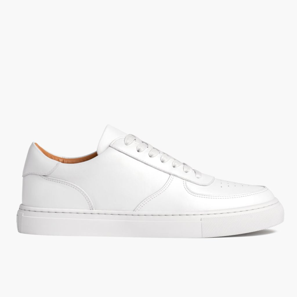 White Full-Grain leather Sneakers - Goodyear welt-konstruktion og tåboks