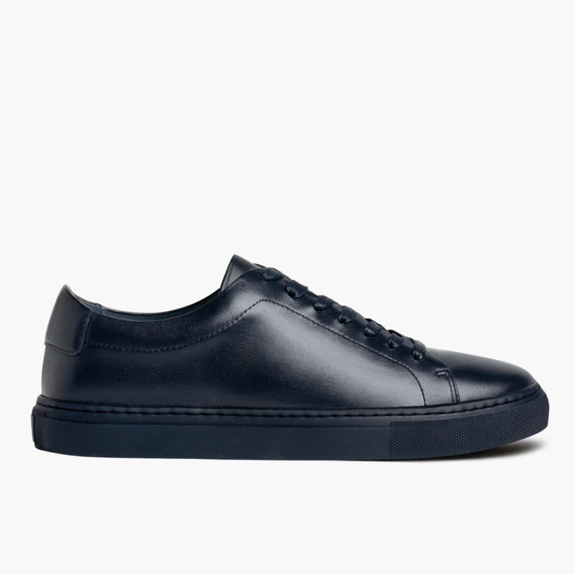 Encore Navy Leather Sneakers til Mænd
