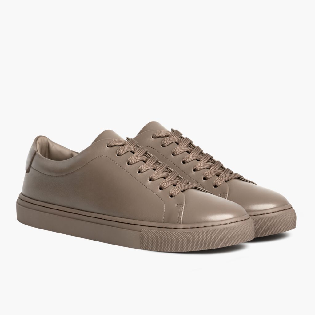 Encore Forest Leather Sneakers in Classic Full-Grain Leather - Sidevisning | Køb online