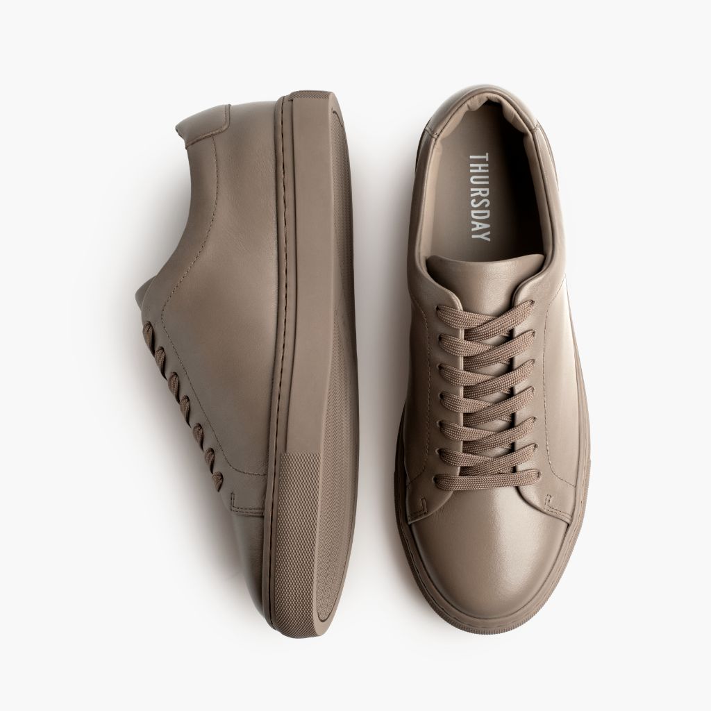 Encore Forest Leather Sneakers - Forstærket hælkappe og præcise dobbeltsyninger
