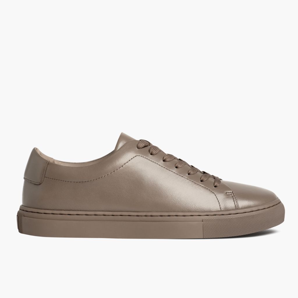 Classic Full-Grain leather Sneakers - Goodyear welt-konstruktion og tåboks
