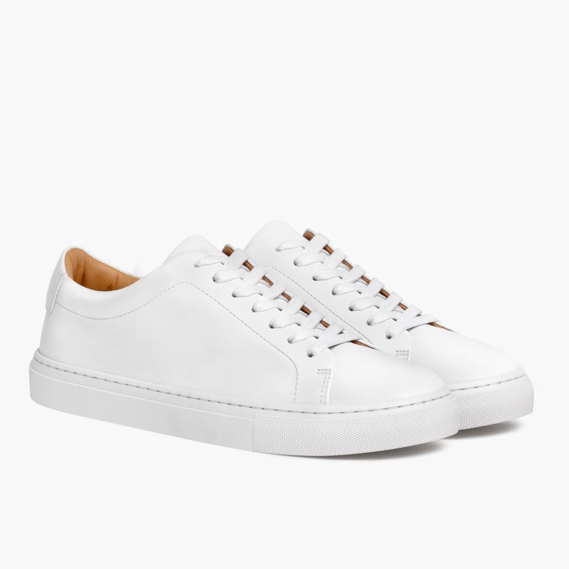 Encore White Leather Sneakers til Mænd