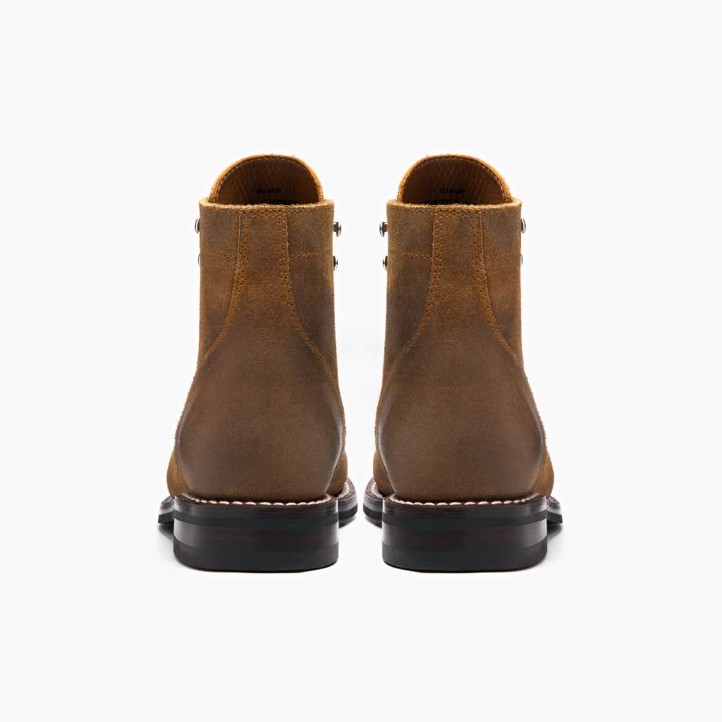 High-Traction Rubber Outsole & Lug Tread Pattern on Captain Safari Læderstøvler til Mænd