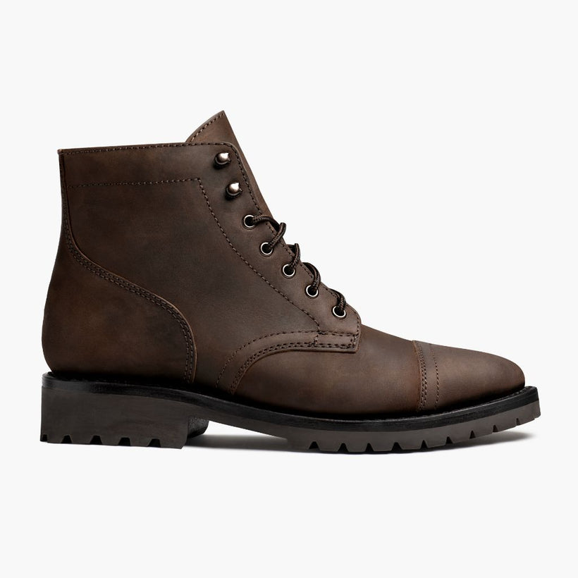 Captain StormKing® Tobacco Leather Boots til Mænd