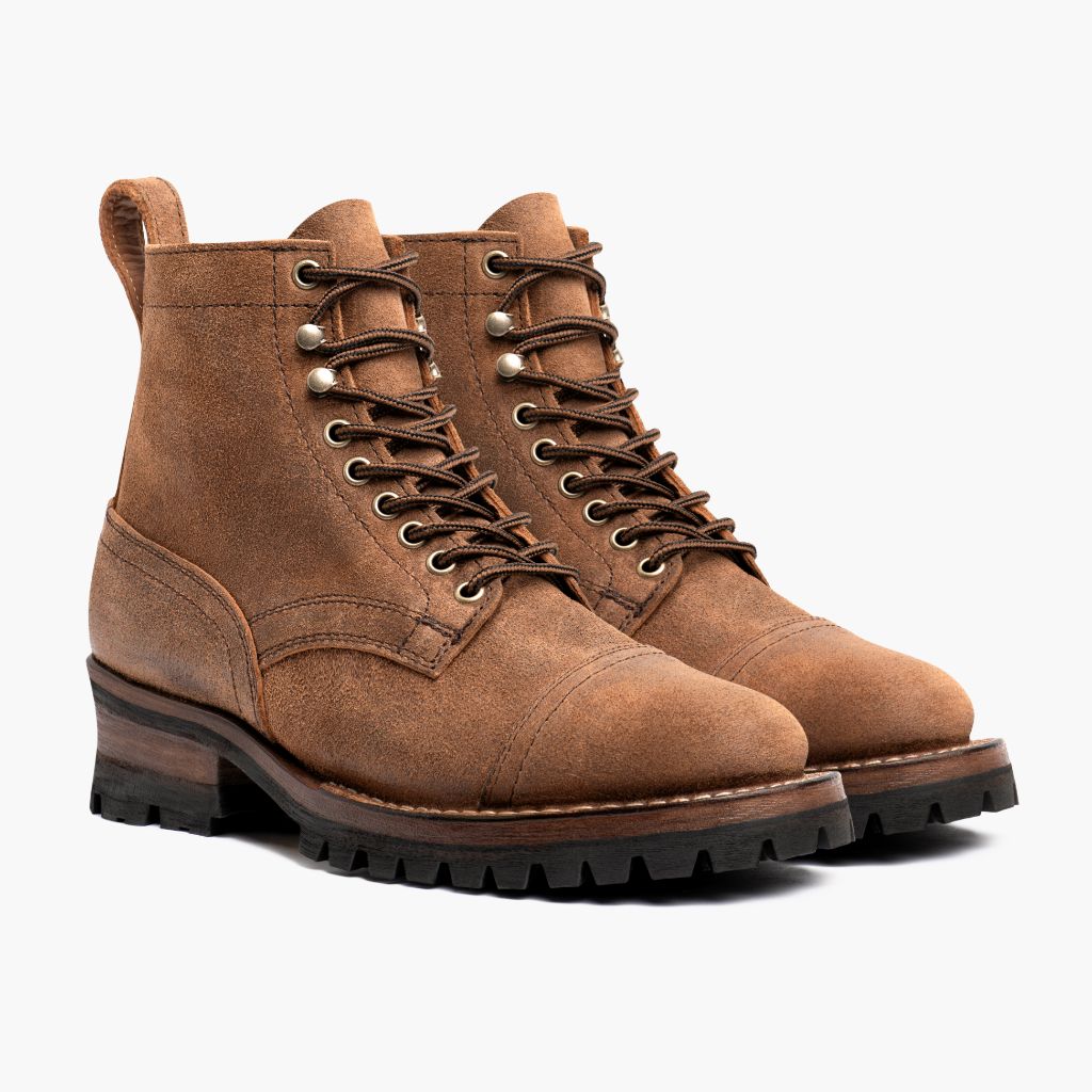 Challenger Badland Læderstøvler til Mænd in Classic Full-Grain Leather - Sidevisning | Køb online