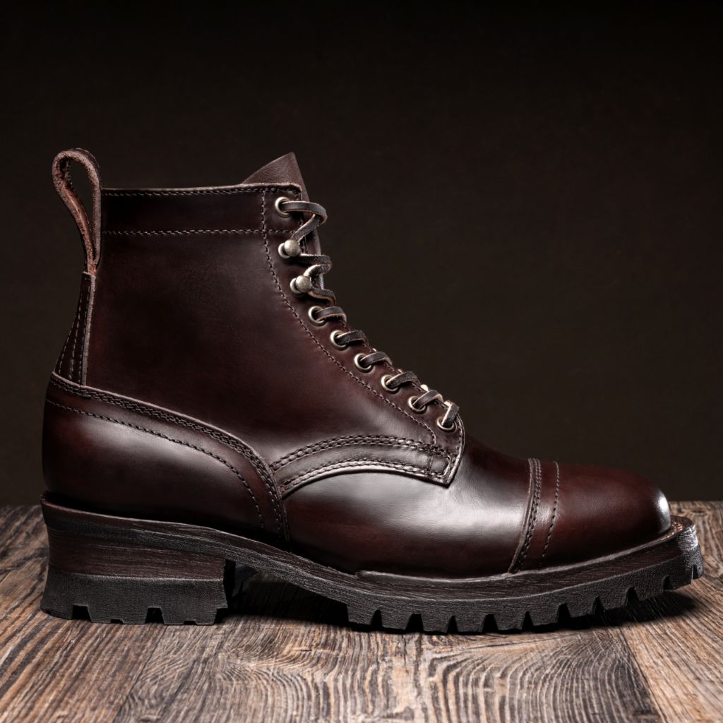 Brown Full-Grain leather Boots - Goodyear welt-konstruktion og tåboks