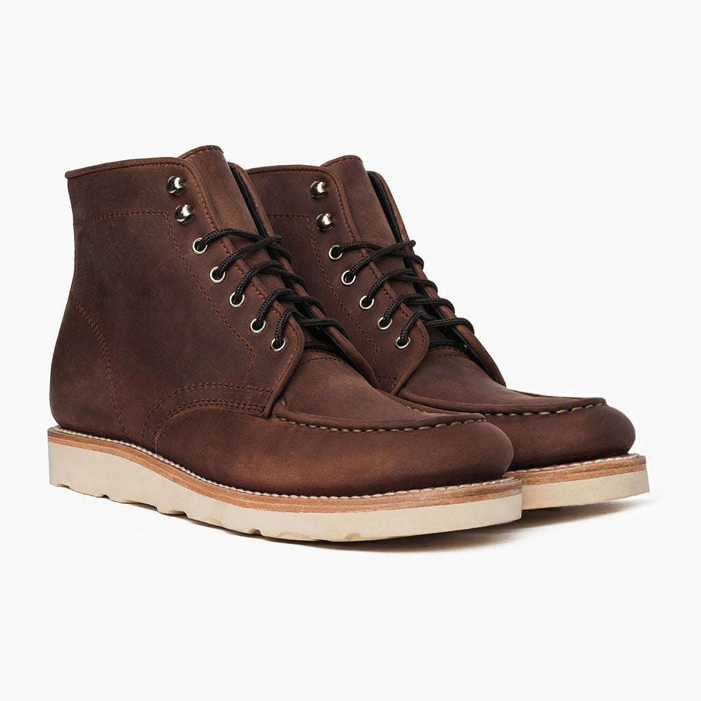 Diplomat Arizona Adobe Læderstøvler til Mænd in Classic Full-Grain Leather - Sidevisning | Køb online