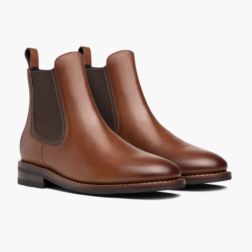 Duke Brandy Læderstøvler til Mænd in Classic Full-Grain Leather - Sidevisning | Køb online