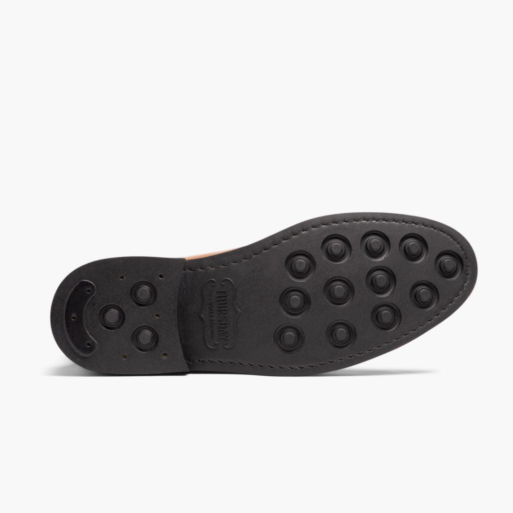 High-Traction Rubber Outsole & Lug Tread Pattern on Duke Brandy Læderstøvler til Mænd