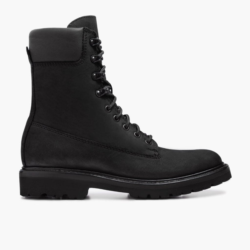 Explorer Sort Matte Leather Boots til Mænd