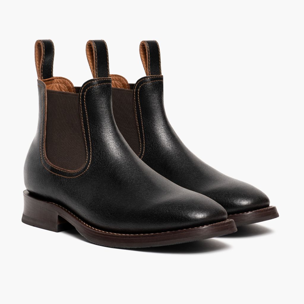 Journeyman Cacao Læderstøvler til Mænd in Classic Full-Grain Leather - Sidevisning | Køb online