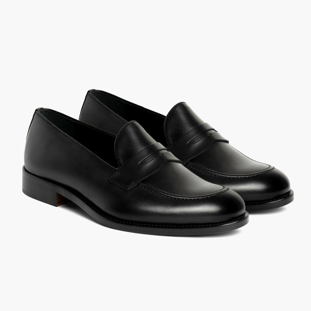 Lincoln Sort Lædersneakers til Mænd i sort ægte okselæder - Sidevisning | Køb online
