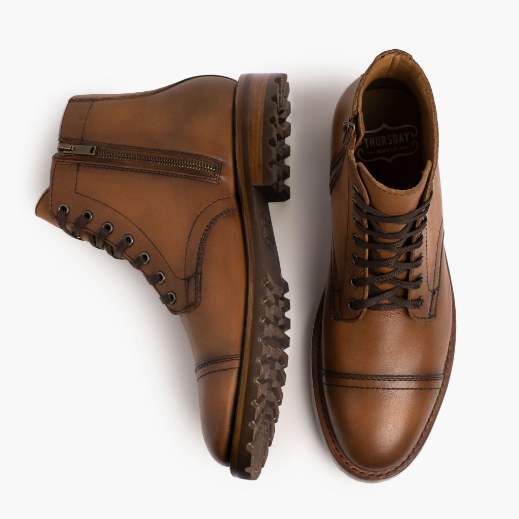 Major Cuero Læderstøvler til Mænd in Classic Full-Grain Leather - Sidevisning | Køb online