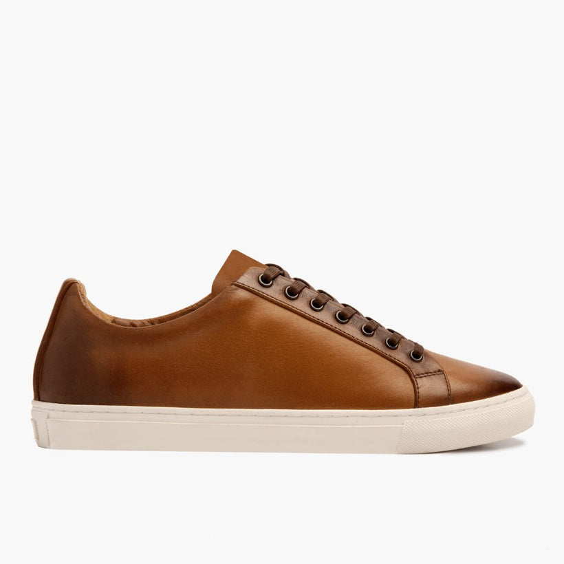 Premier Low Top Toffee Leather Sneakers til Mænd