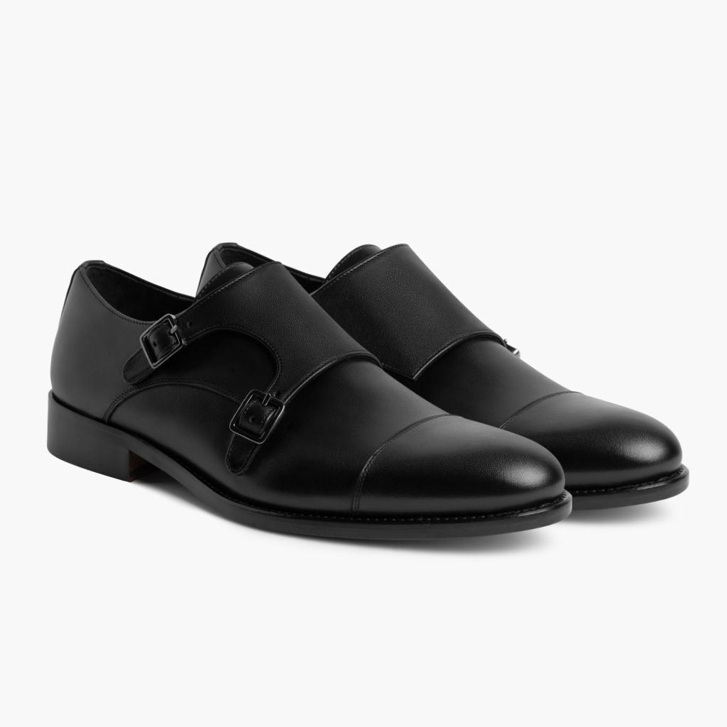 Saint Sort Læderloafers til Mænd For Men i sort ægte okselæder - Sidevisning | Køb online