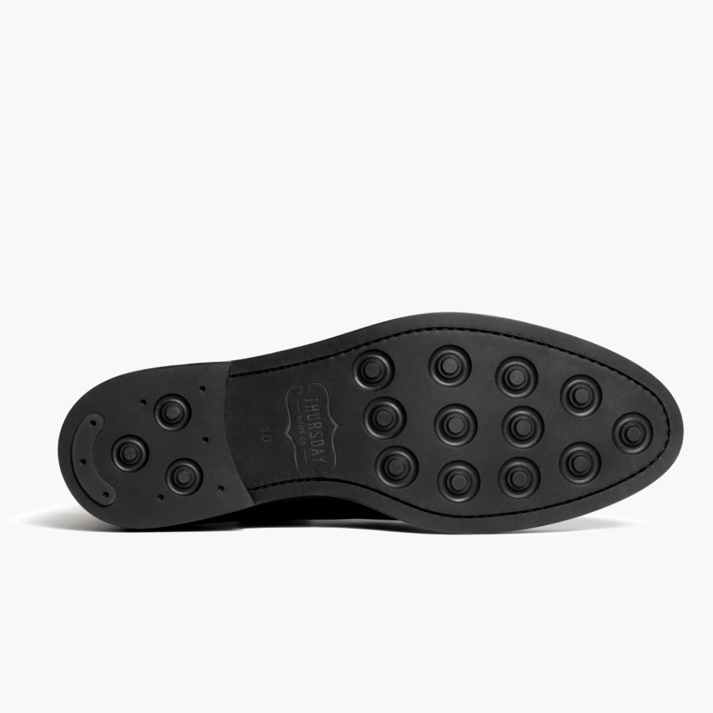 High-Traction Rubber Outsole & Lug Tread Pattern on Cadet Walnut Læderstøvler til Mænd