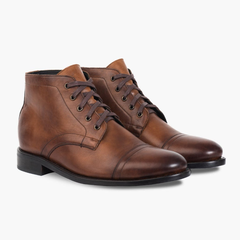 Cadet Walnut Leather Boots til Mænd