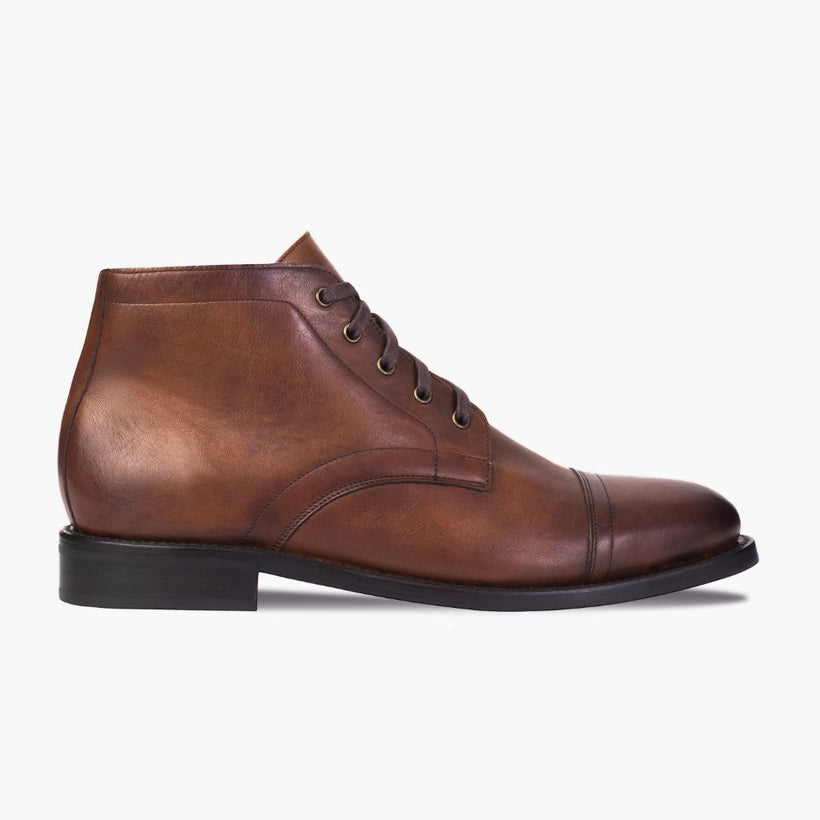 Cadet Walnut Leather Boots til Mænd