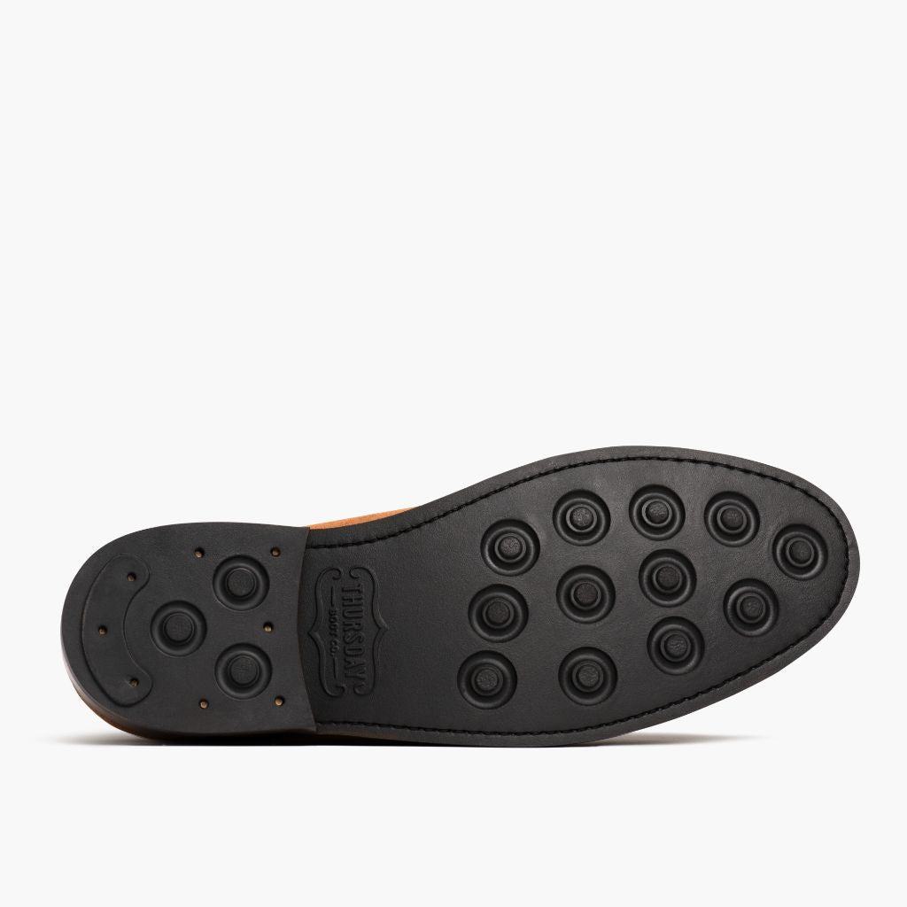 High-Traction Rubber Outsole & Lug Tread Pattern on Duke Honey Suede Læderstøvler til Mænd