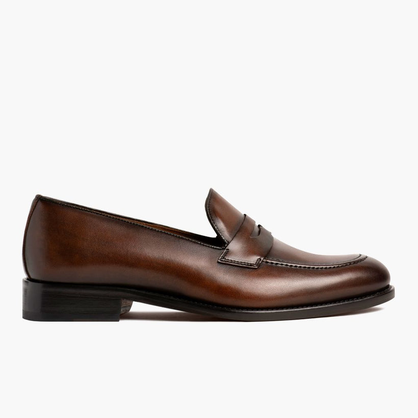 Lincoln Rich Mahogany Leather Sneakers til Mænd