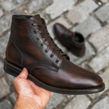 Styled On-Foot Perspective Demonstrating Ankle Fit & Silhouette on Model