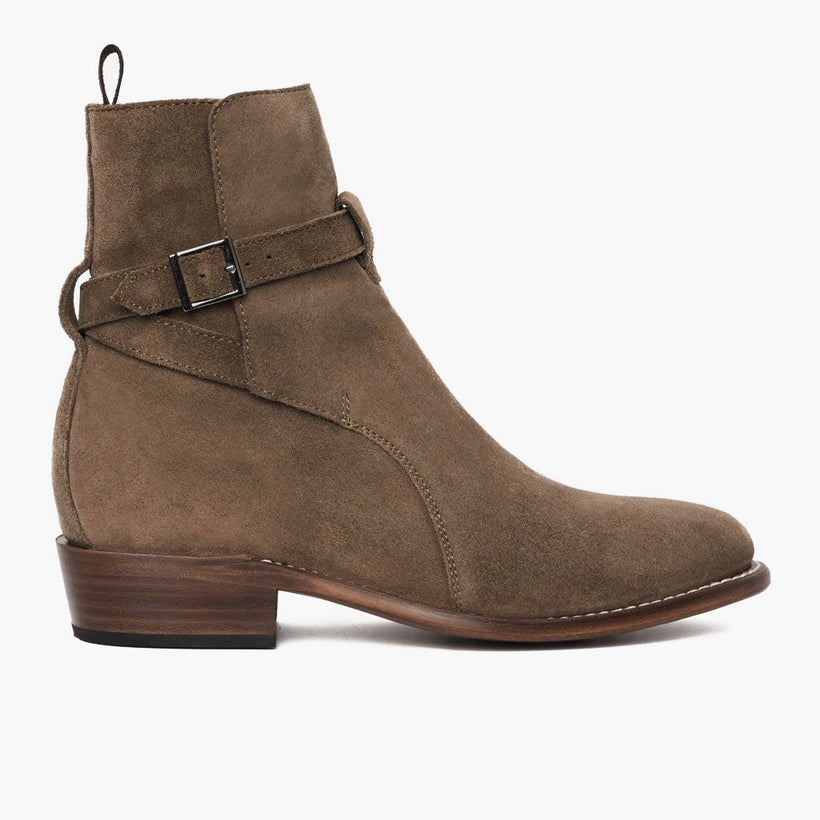 Rogue Taupe Leather Boots til Mænd