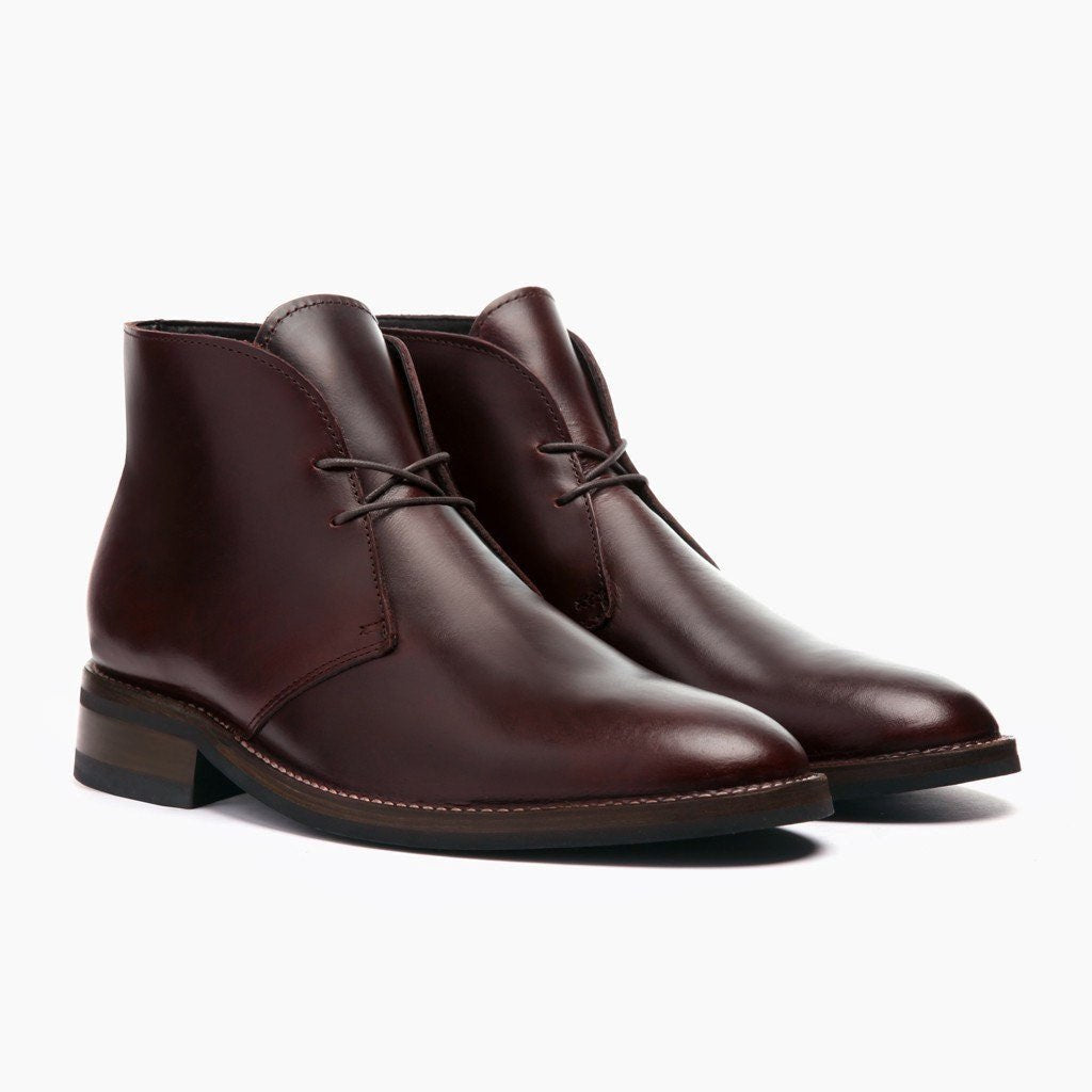 Scout Brun Læderstøvler til Mænd For Men in Brown Full-Grain Leather - Sidevisning | Køb online