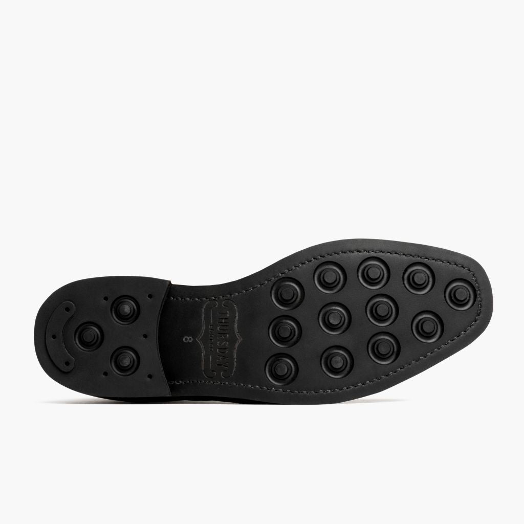 High-Traction Rubber Outsole & Lug Tread Pattern on Wingtip Color #77 Læderstøvler til Mænd For Men