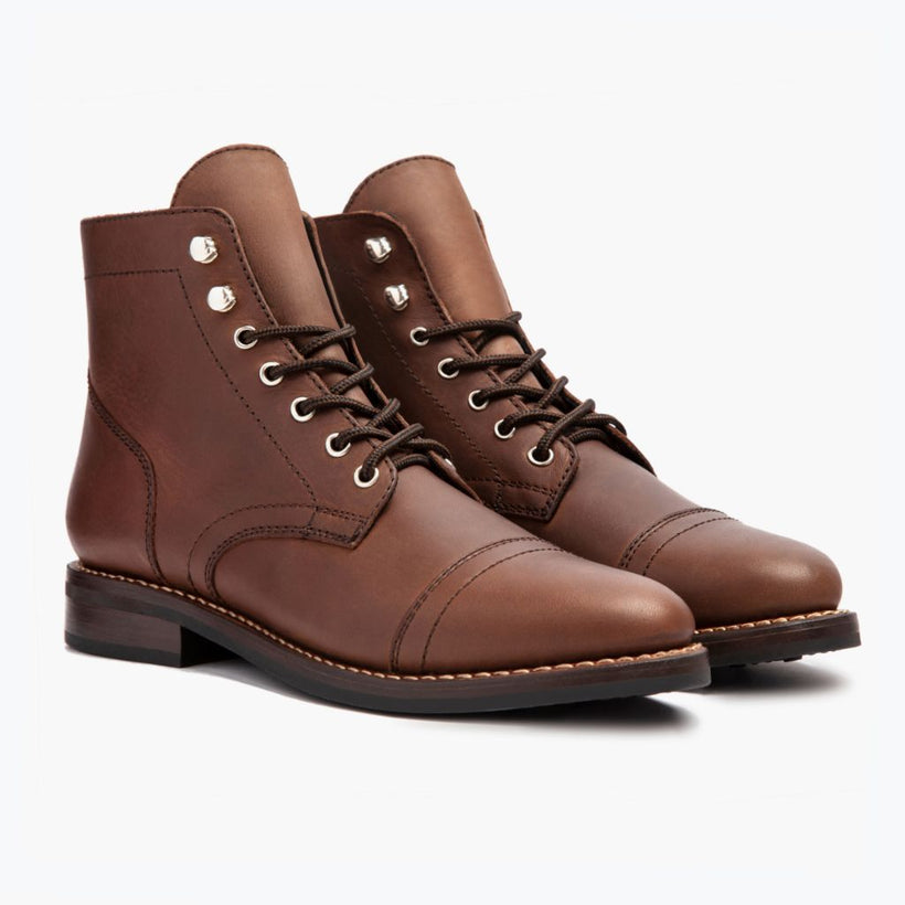 Captain Whiskey Leather Boots til Kvinder