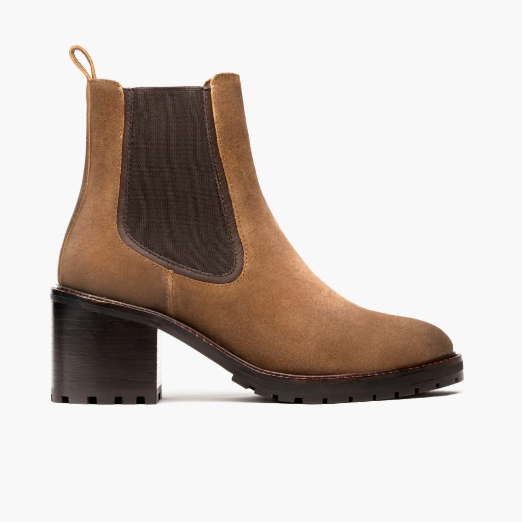 Knockout Safari Læderstøvler til Damer in Classic Full-Grain Leather - Sidevisning | Køb online