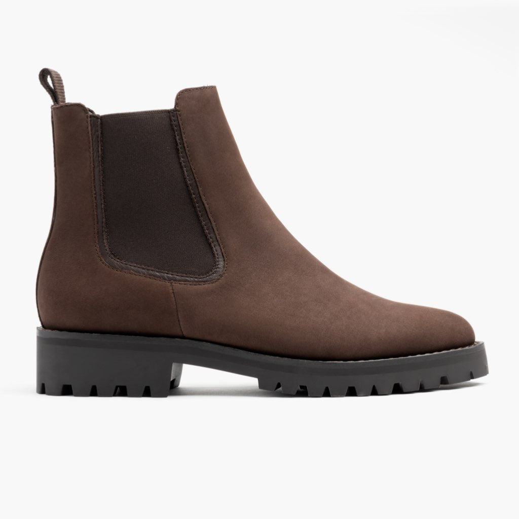 Legend Truffle Læderstøvler til Damer in Classic Full-Grain Leather - Sidevisning | Køb online
