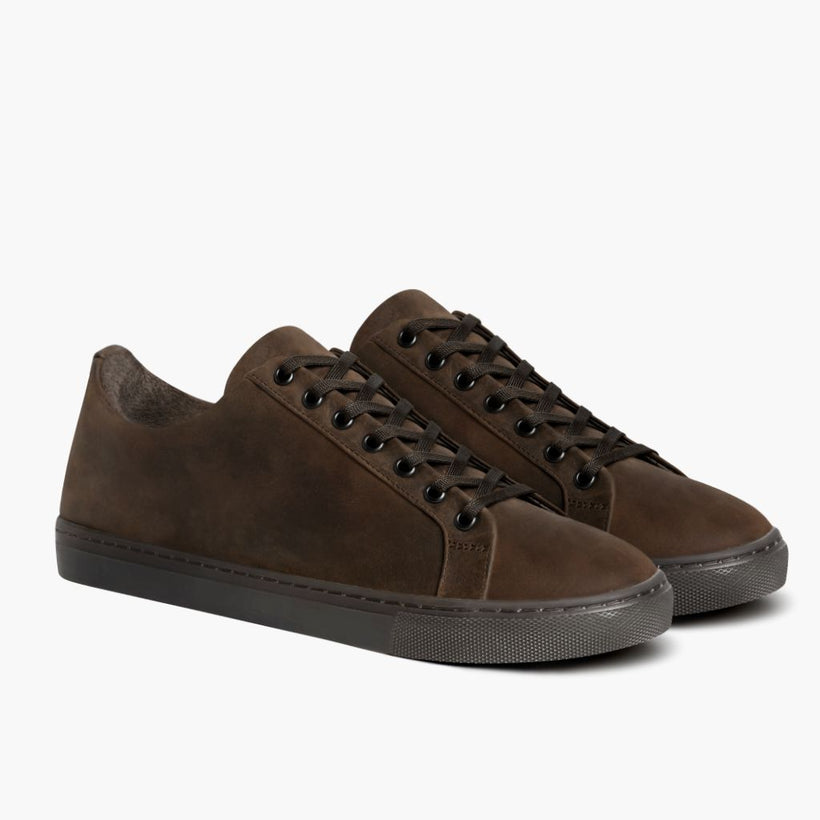 Premier Low Top Tobacco Lædersneakers til Damer