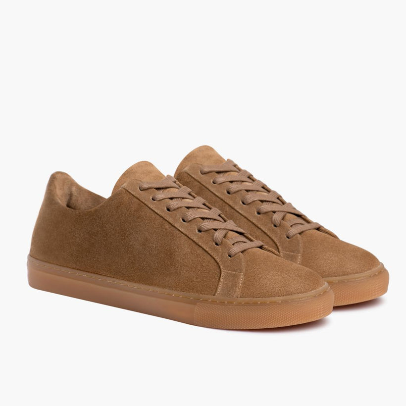 Premier Low Top Camel Lædersneakers til Damer