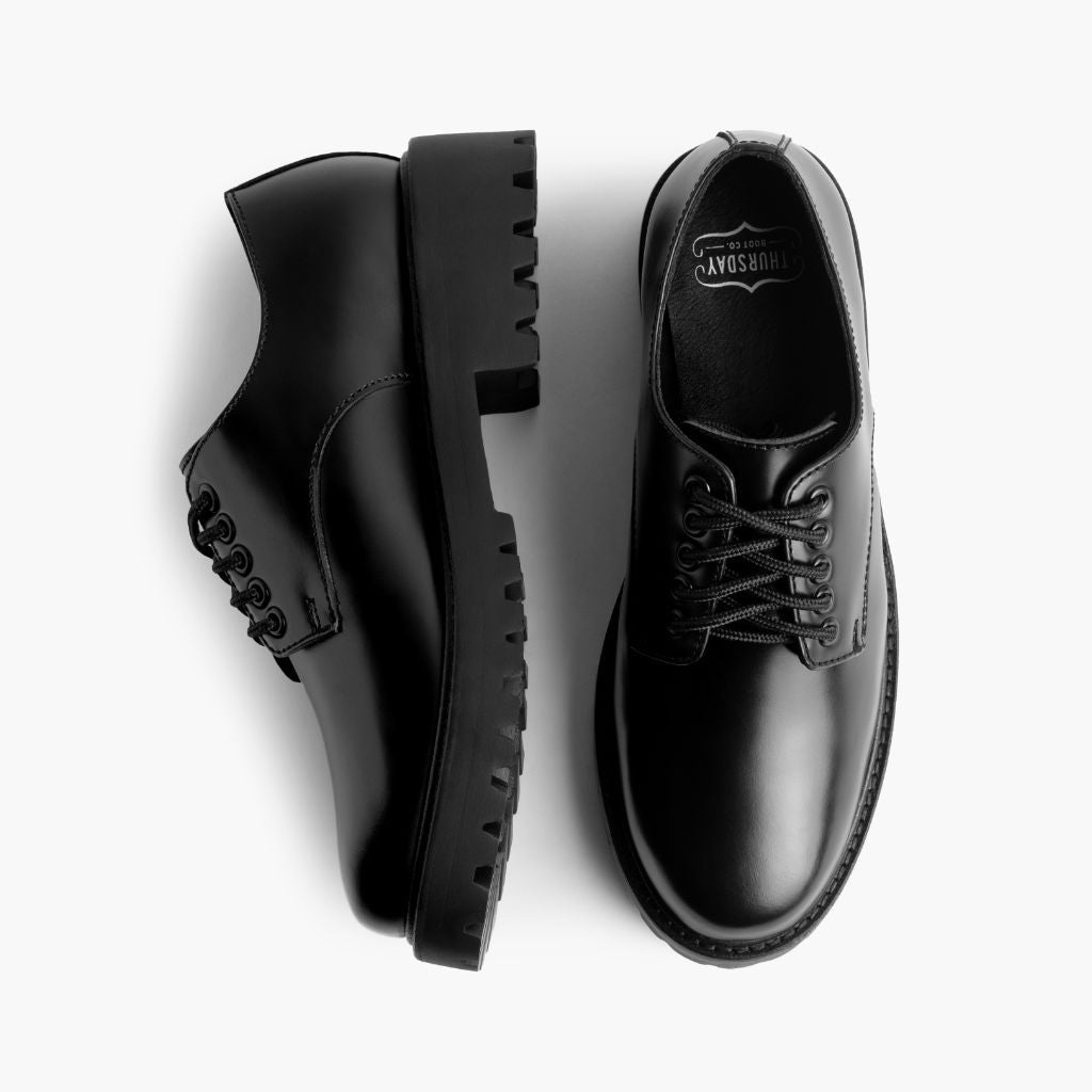 Renegade Sort Lædersneakers til Damer - Forstærket hælkappe og præcise dobbeltsyninger