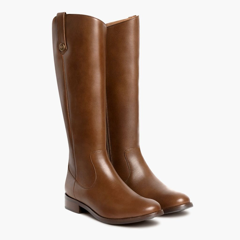 Crown Cuero Leather Boots til Kvinder
