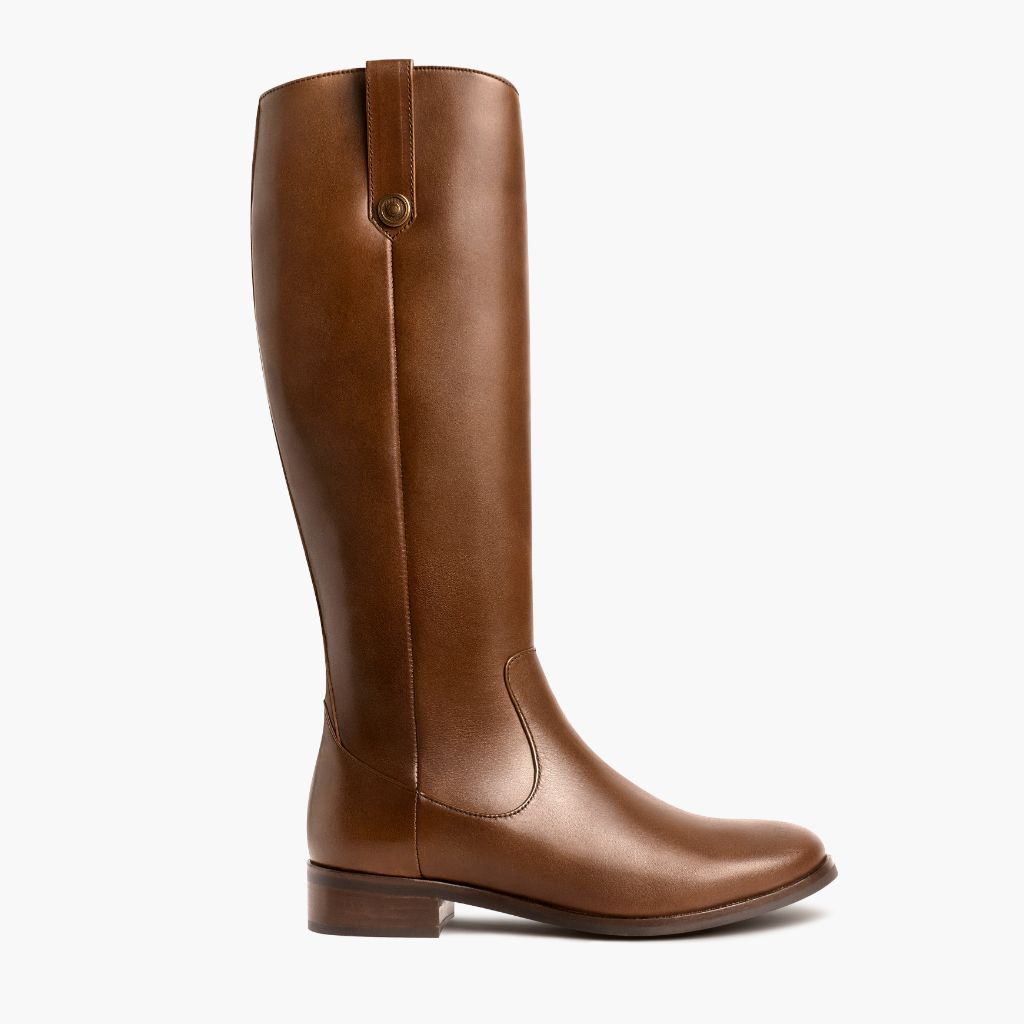 Crown Cuero Læderstøvler til Damer in Classic Full-Grain Leather - Sidevisning | Køb online