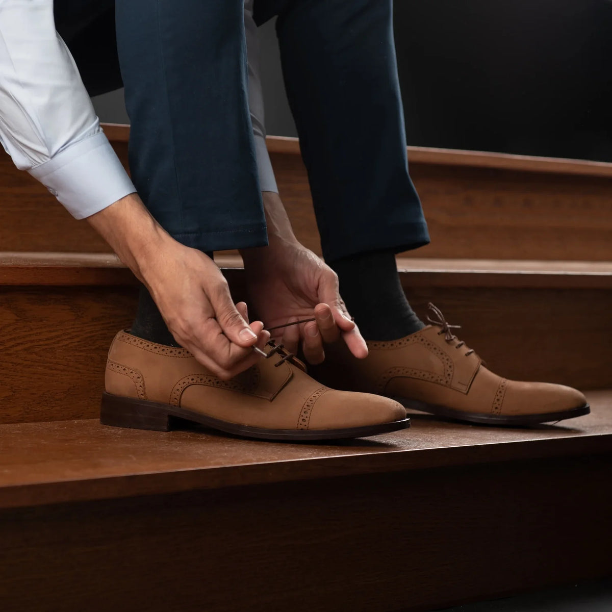 Orlaven Dirk Brogues Derby Brun Nubuck Lædersko til Mænd footwear image 10
