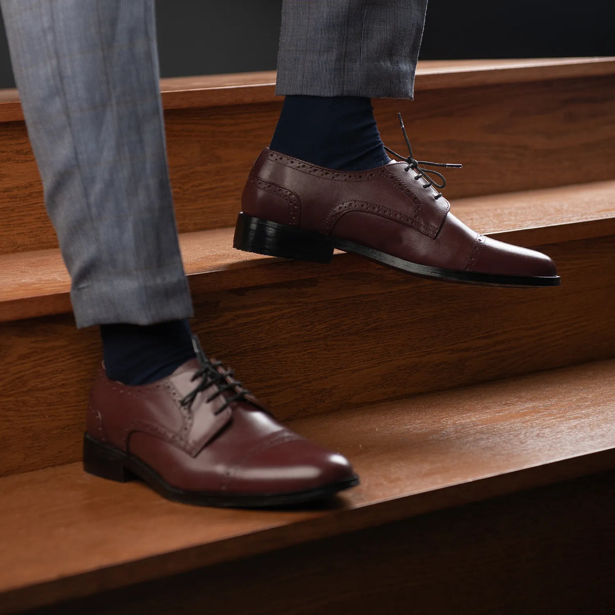 Orlaven Dirk Brogues Derby Kastanjebrun Lædersko til Mænd footwear image 10
