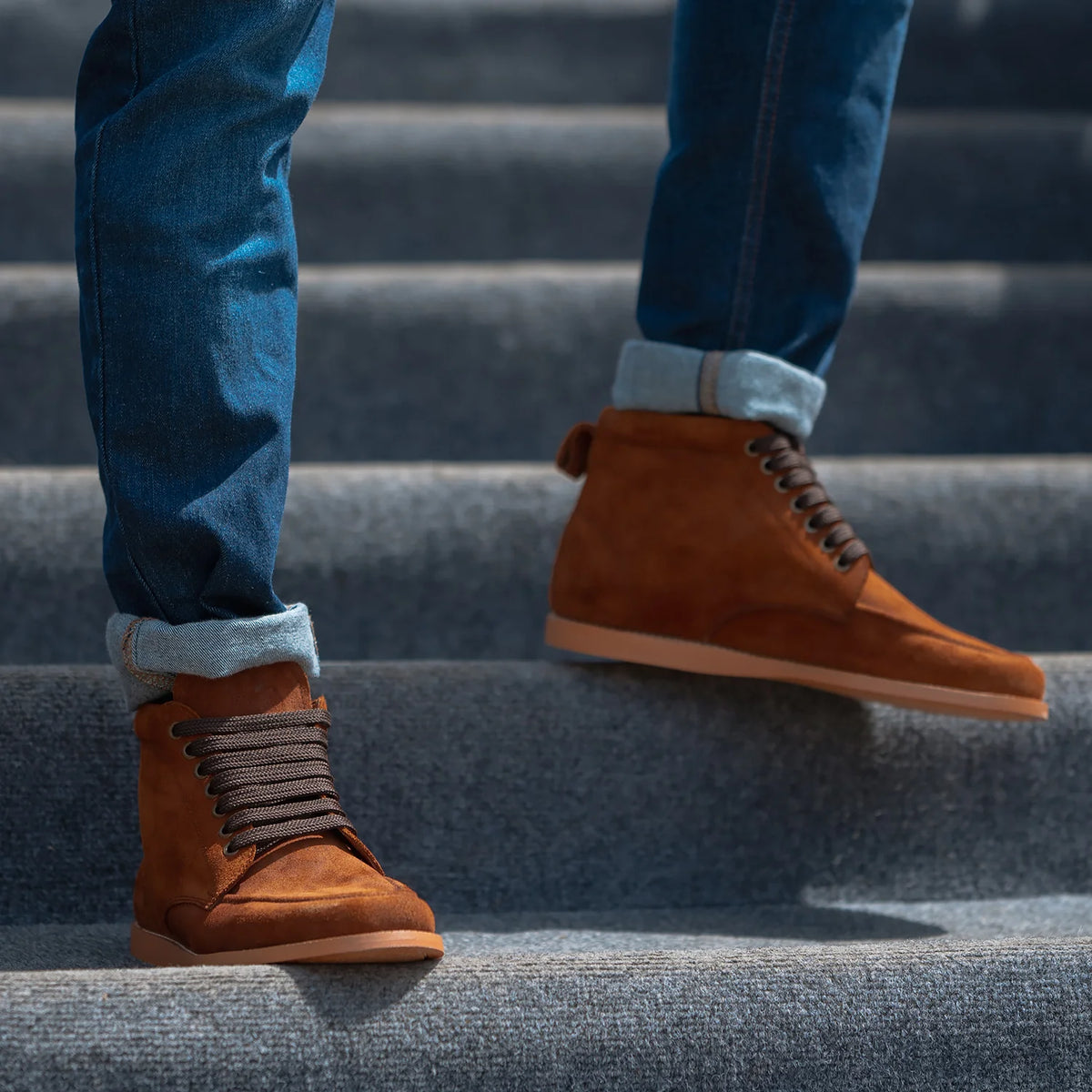 Orlaven Bearman Moc Toe Brun Ruskindstøvler til Mænd footwear image 10