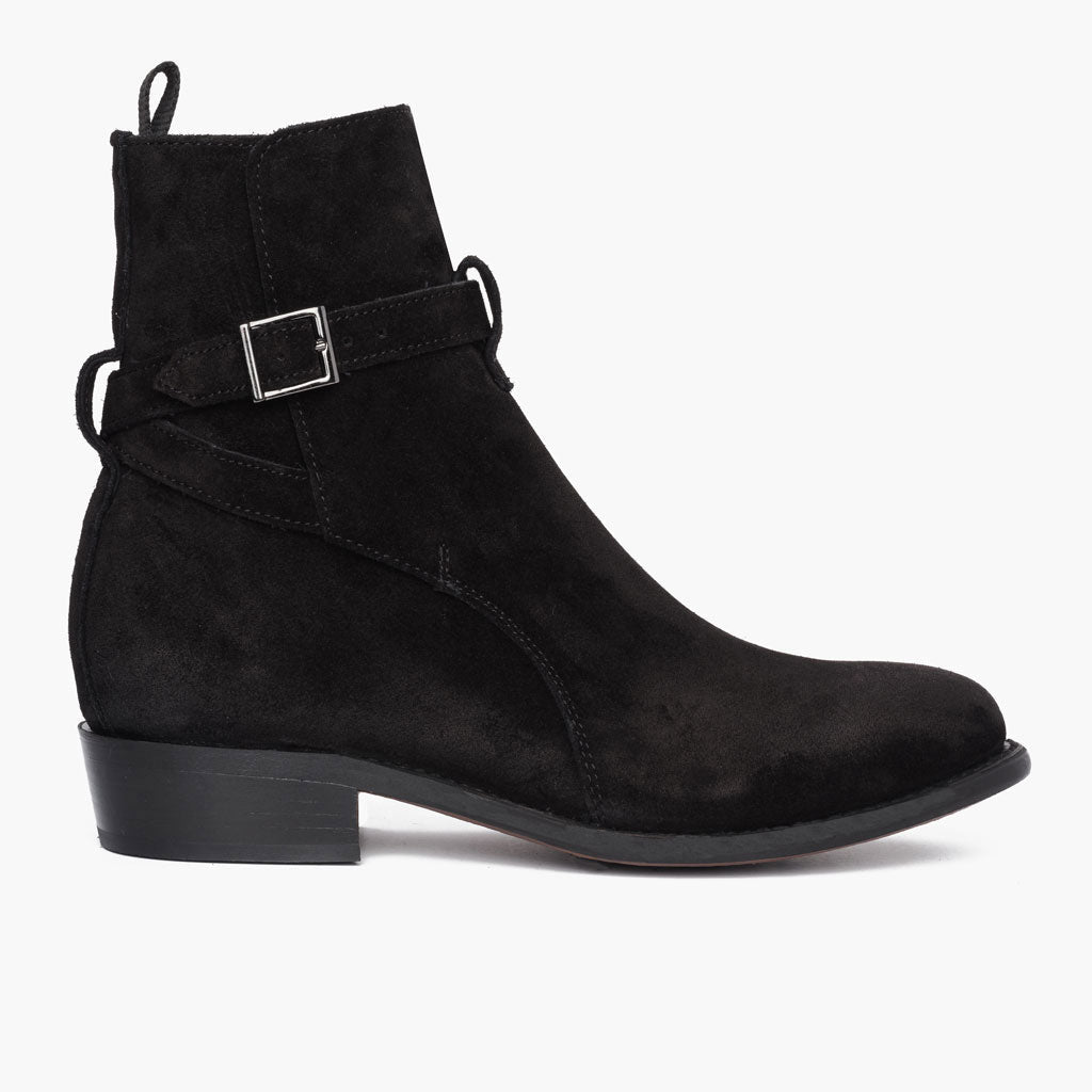 Black Full-Grain leather Boots - Goodyear welt-konstruktion og tåboks